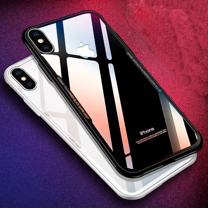 

Clear Case For iPhone Xs Xr Xs Max Cover Cool Transparent TPU Hybrid Shockproof Phone Case For iPhone X 6S Plus 7 8 Plus Coques