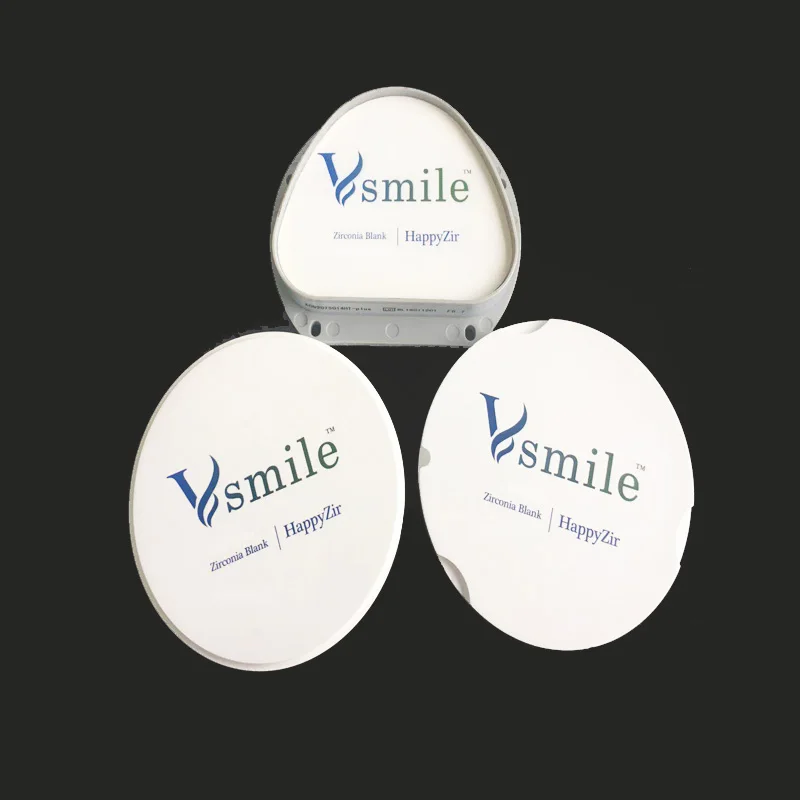 Vsmile Dental Zirconia Puck ST Multilayer D Shape for AG CADCAM System Dental Zirconia Blocks Zirconia 4