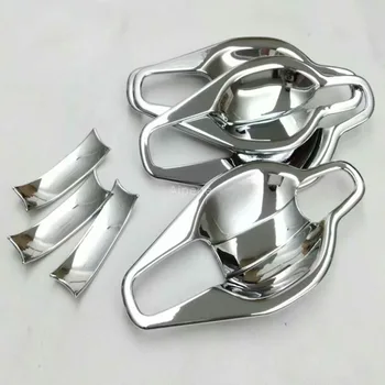 

FOR MITSUBISHI OUTLANDER 2013 2014 2015 2016 2017 2018 2019 CHROME DOOR HANDLE COVER + BOWL CUP CAP TRIM ACCESSORIES