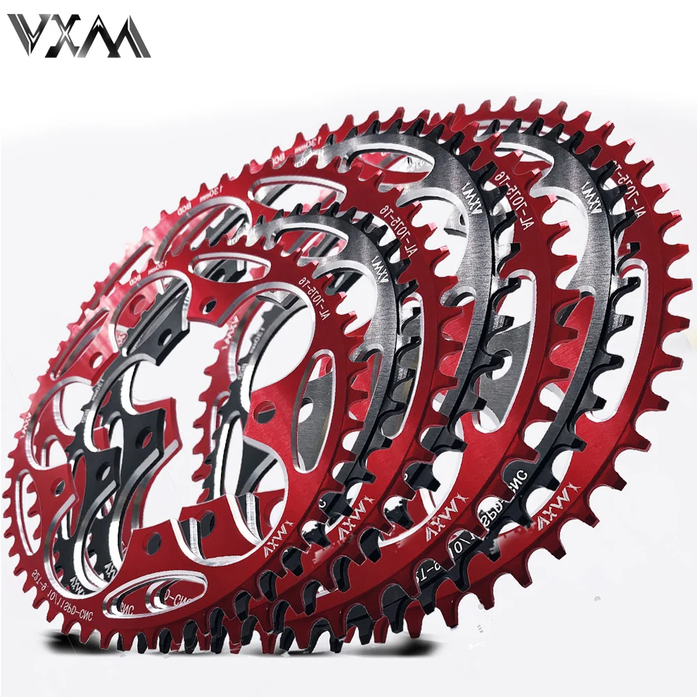

VXM Round Narrow Wide Chainring Road bike bicycle 130BCD 50T 52T 54T56T 58T 60T crankset Tooth plate Parts 130 BCD