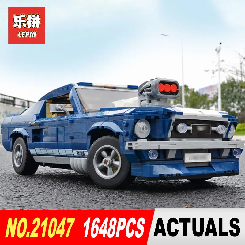 

Lepin 21047 Creator Series Ford Super Racing Car Mustang Compatible With LegoINGlys 10265 Set Building Bricks Toys Birthday Gift