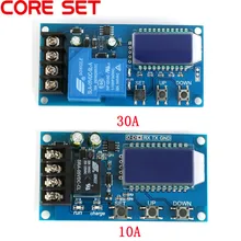 6-60 в 30A 10A контроллер солнечной батареи плата защиты заряда зарядное устройство переключатель времени 12 В 24 в 36 в 48 в емкость свинцово-кислотной батареи