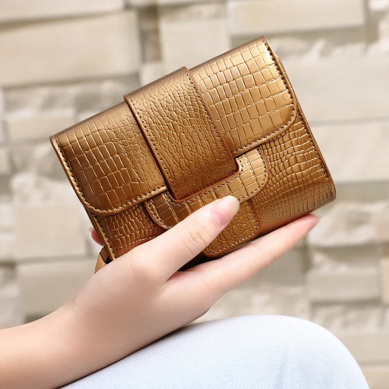 High quality Leather Women Wallets Female Small Wallets for lady Brand