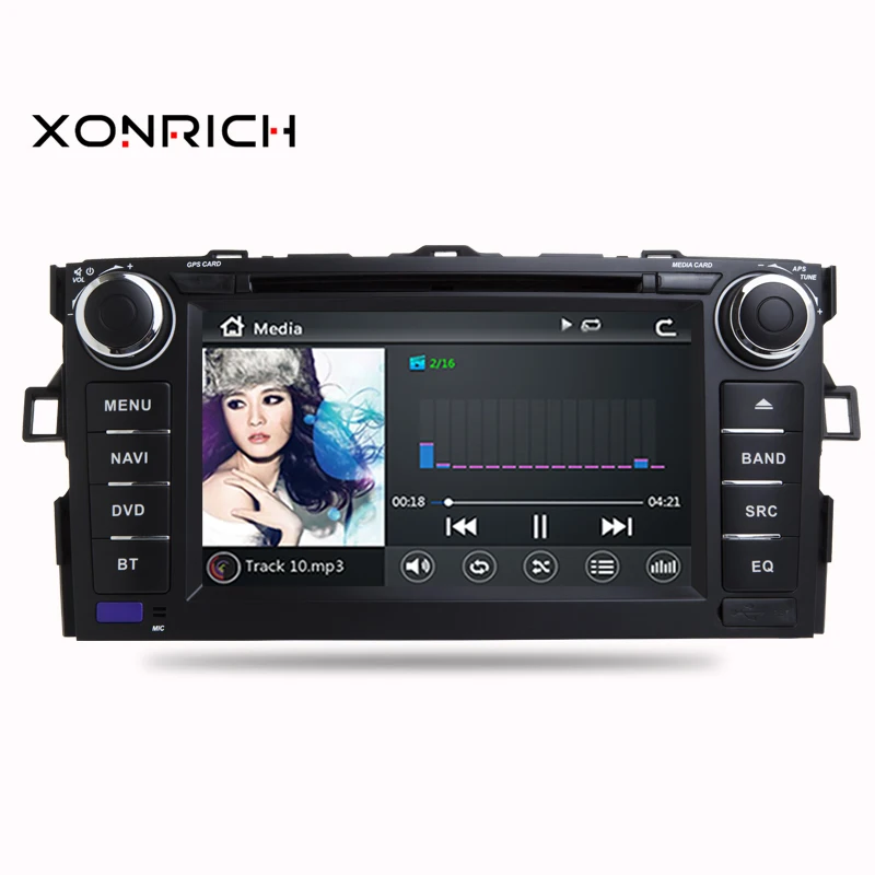 

2 Din Car Radio GPS Car DVD Player For Toyota Corolla /AURIS/Altis/2012 2013 Tape Recorder Stereo FM 3G