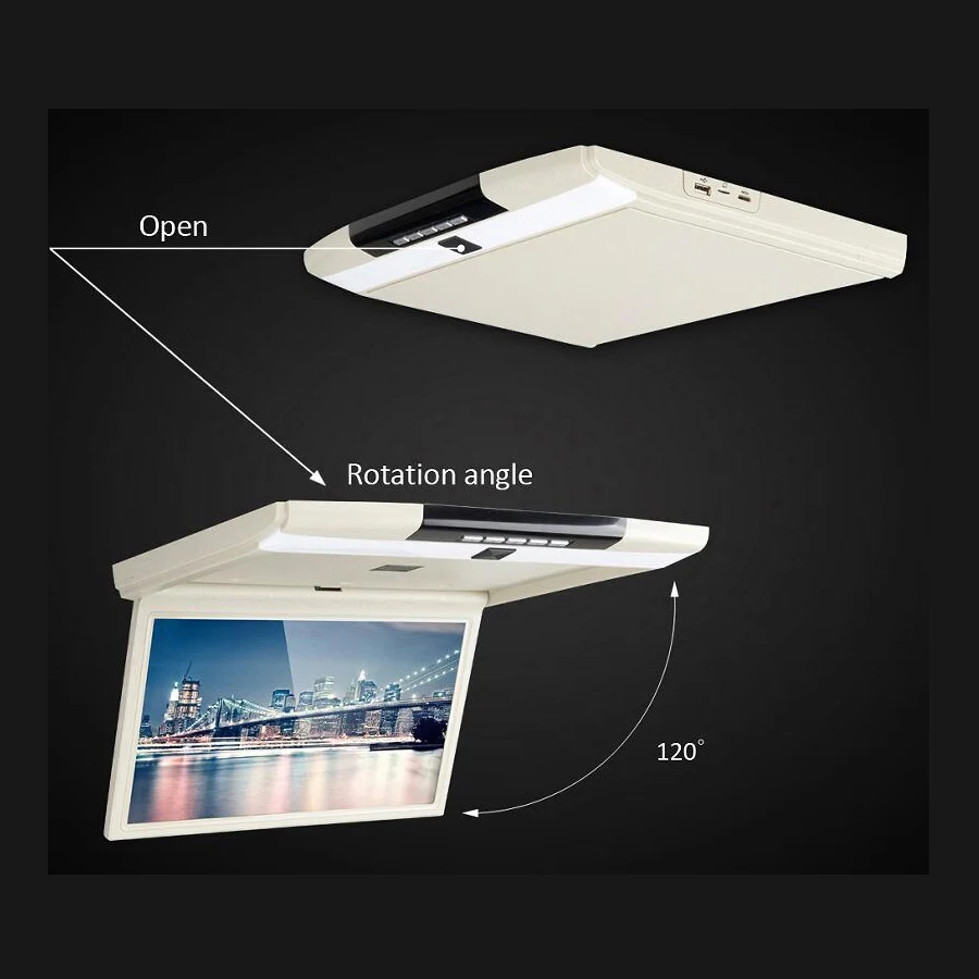 

15.6 inch 1920*1080 DIGITAL PANEL HD LED Roof-mount Monitor with Android System 6.0 with HDMI USB SD