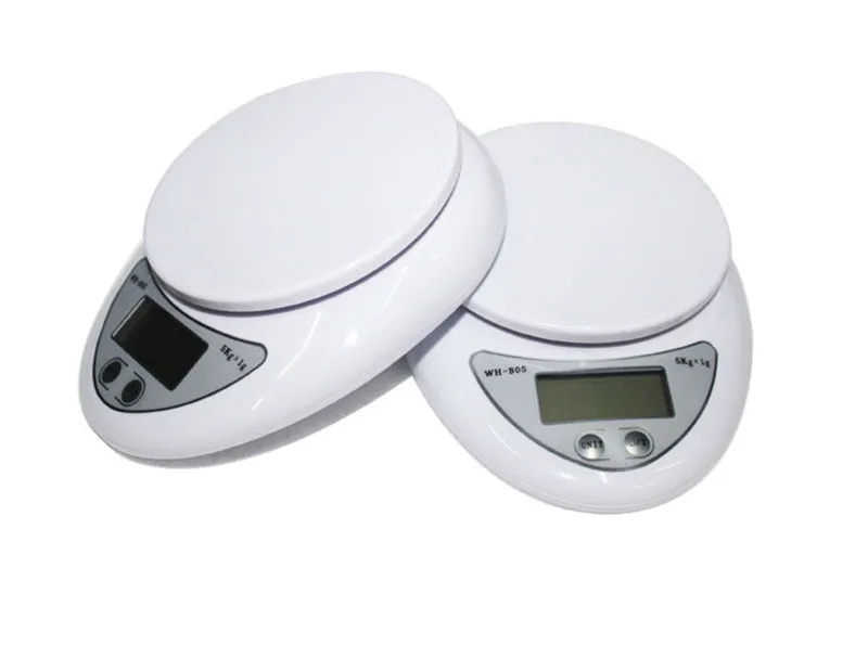 Wholesale 60pcs/lot 5000g/1g 5kg Electronic kitchen Food Diet scale