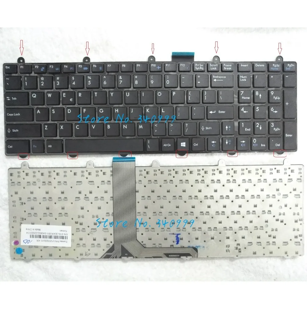 

New FOR MSI GT60 GT70 GT780 MS-1762 US no backlit keyboard