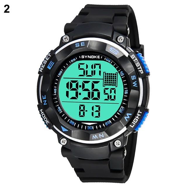 digital watch dual time