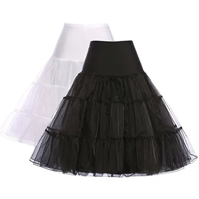 Черный белый красный ярко-синяя органза Нижняя юбка для свадебного платья кринолин нижняя юбка для женщин