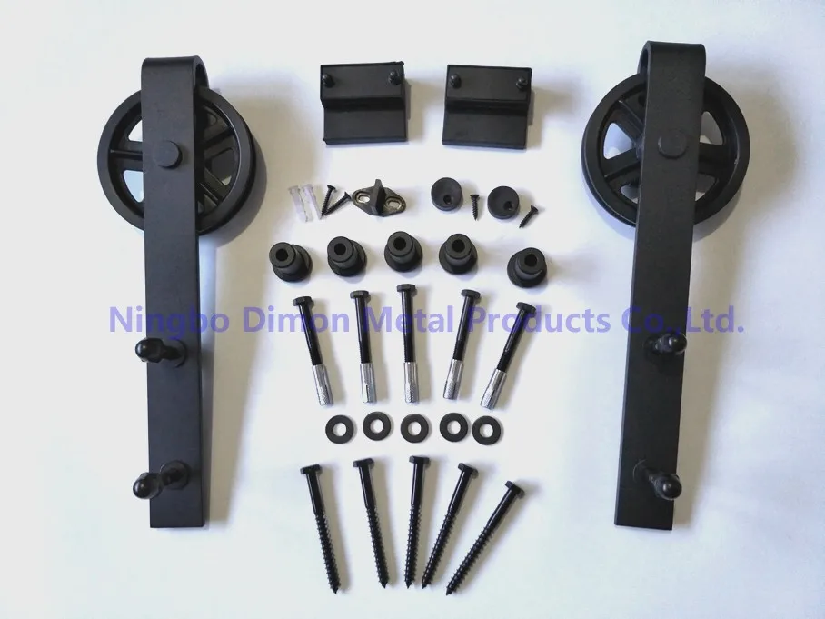 Dimon customized sliding door hardware with damper kits America style sliding door hardware DM-SDU 7210 with soft closing