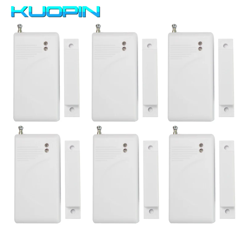 

315/433MHz Deter Intrude Window Door Sensor Alarm For Home Security Alarm System Burglar Wireless Window Door Magnetic Detector