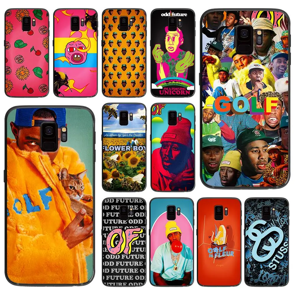 Мягкий чехол для телефона Odd tyler the creator samsung Galaxy S6 S7 S8 S9 S10e Plus Note 8 9 черный