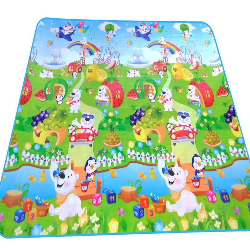 Discount Price Double Sides Flight Chess Design Kids Play Mat
