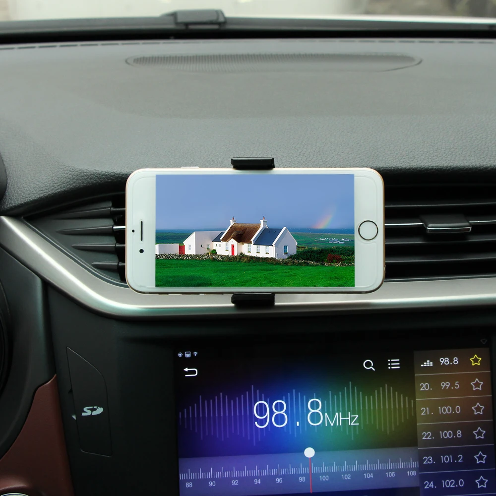 

Hot Sale Universal Car Outlet Universal Phone Holder For Peugeot 307 308 3008 2008 408 508 4008 Fiat Punto 500 500L Cult Bravo