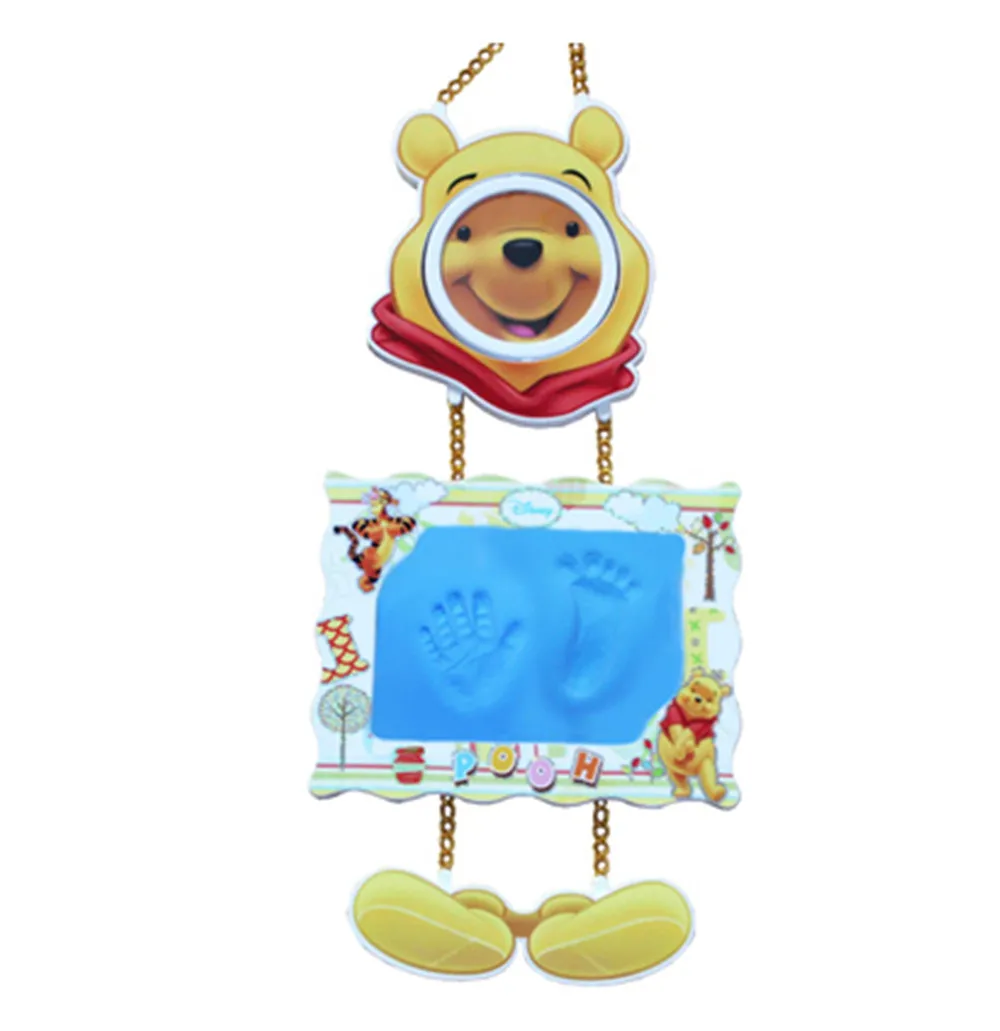 

Infant Baby Children Handprint Footprint White Contracted Hanging Wall Photo Frame Christmas Gifts For Children Scale-3-4