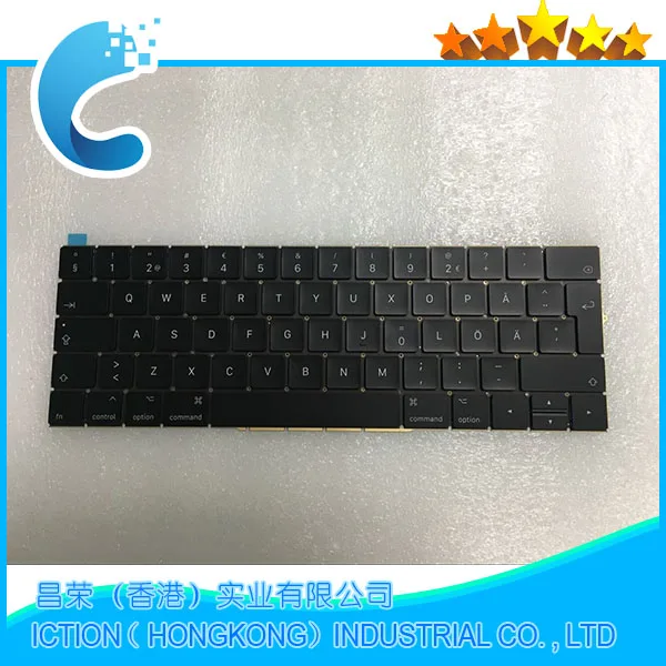 

Original New A1707 Keyboard Sweden Swedish for Apple Macbook 15.4" A1707 Sweden Swedish Keyboard Late 2016 Mid 2017 Year