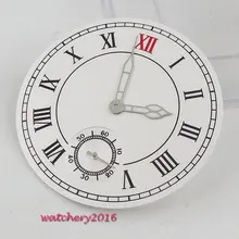 38,9 мм Parnis римские цифры белый циферблат+ стрелки часов подходят 6498 детские наручные часы Инструменты для ремонта