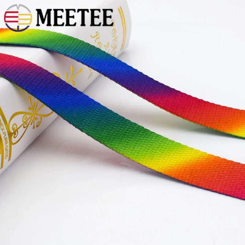 

8M 23/38mm 2mm Thick Printed Canvas Webbings High Tenacity Backpack Strap Webbing Ribbons Clothes Bag Sewing Tape Bias Binding