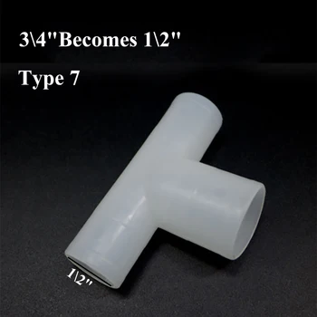 

50pcs chicken water line system spare part pipe associated tools connector adapter bonnet reducer three direct links