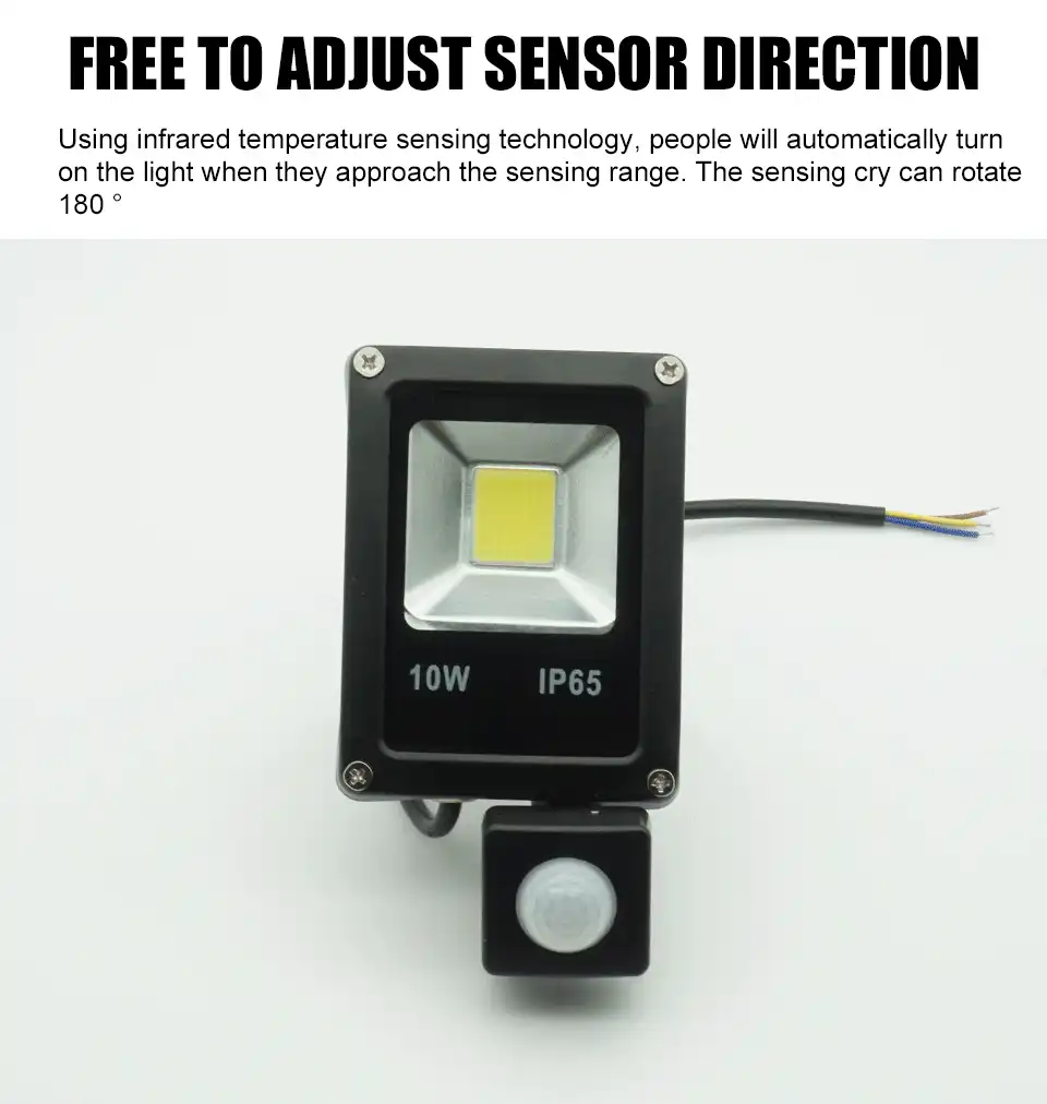 Garaje Bodega y Patio 100w Foco led exterior con Sensor Movimiento 3000K blanco C/álido,luz led para Jard/ín Led Proyector para Exterior Iluminaci/ón Decoraci/ón alto brillo 10000lm IP 65