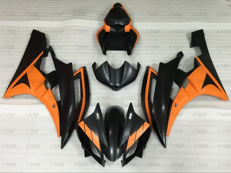 YZF600 R6 2006 2007 Обтекатели для YAMAHA YZFR6 YZF черный желтый обтекатель