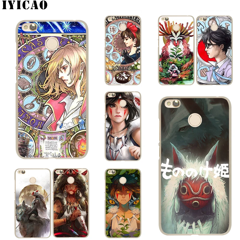Жесткий чехол IYICAO Princess Mononoke для Redmi 8A 6A 4A S2 Note 7 3 4 4X6 5 Pro 5A Prime Plus Go|Чехлы-накладки| |