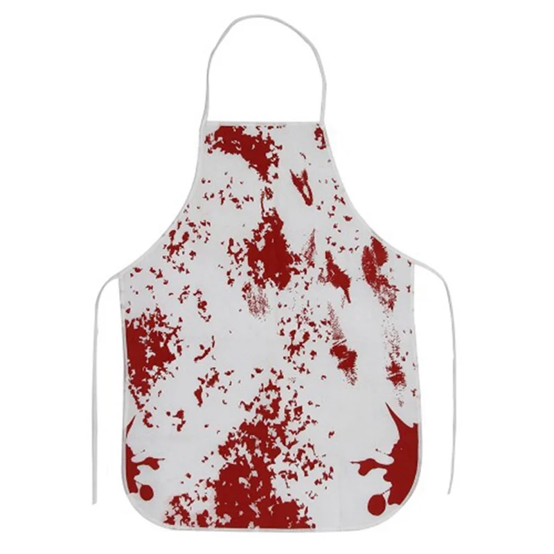 

2019 Halloween Adult Bloody Butcher Role Play Blood Aprons Horror Blood Dress Up Party Props Popular Scary Haunted House Costume