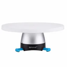 PULUZ Electronic 360 Degree Rotation Panoramic Tripod Head Round Tray with Control Remote for Smartphones GoPro