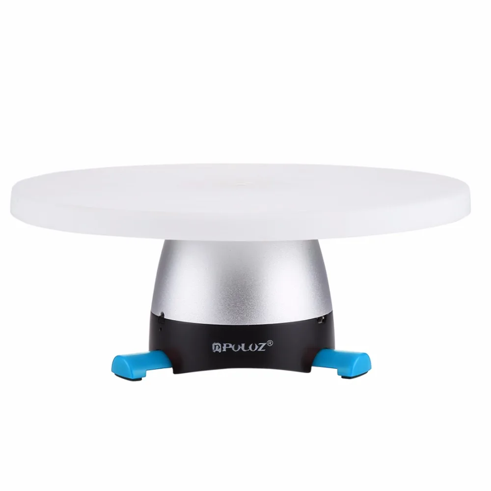 PULUZ Electronic 360 Degree Rotation Panoramic Tripod Head Round Tray with Control Remote for font b