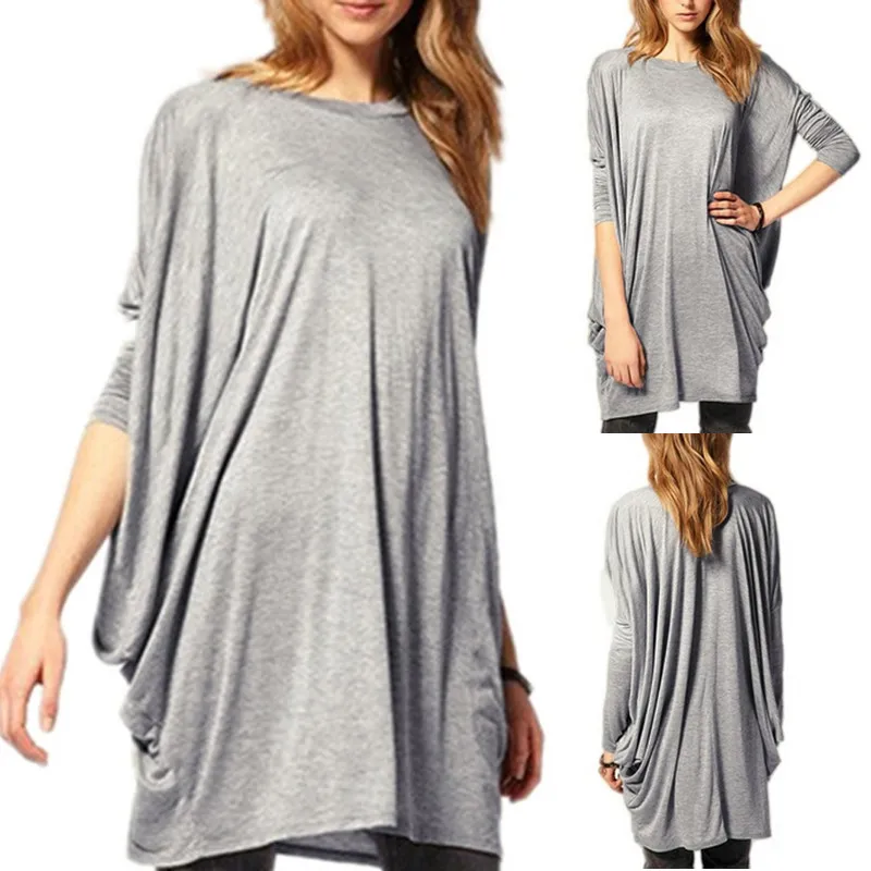 Zanzea, Vestido, женские рубашки с длинным рукавом, Женская Повседневная Туника, топы, одноцветная рубашка, женская блуза размера плюс 5XL