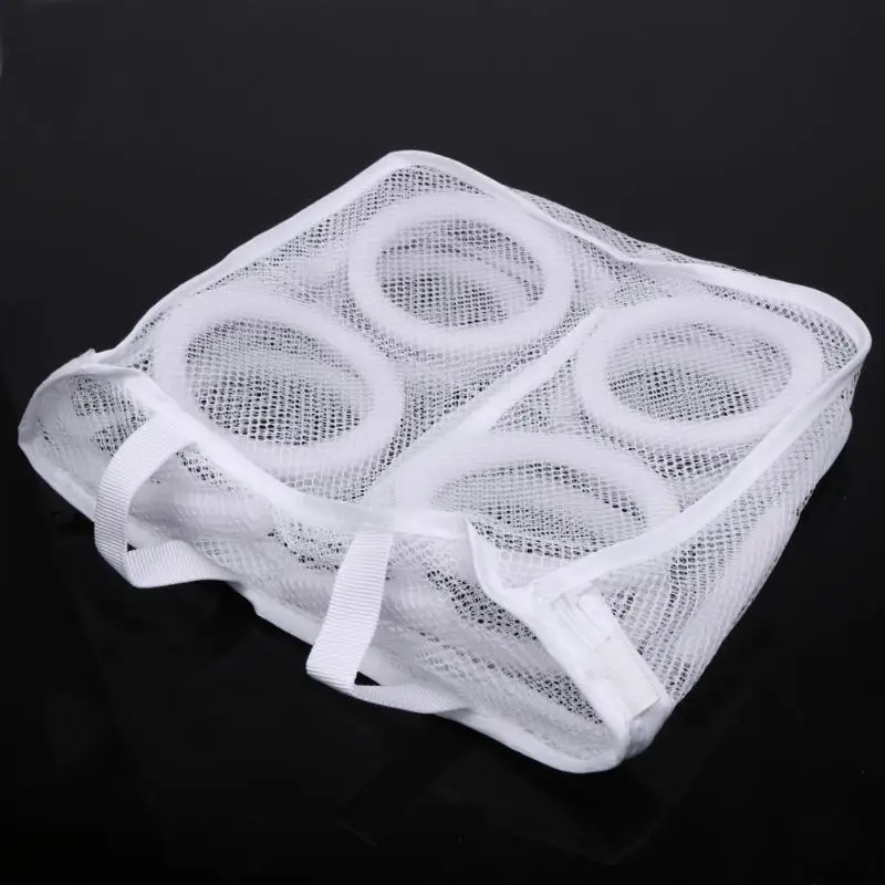 Hanging Dry Sneaker Mesh Laundry Bags Shoes Protect Wash Machine Home Storage Organizer Accessories Supplies Laundry Washing Bag