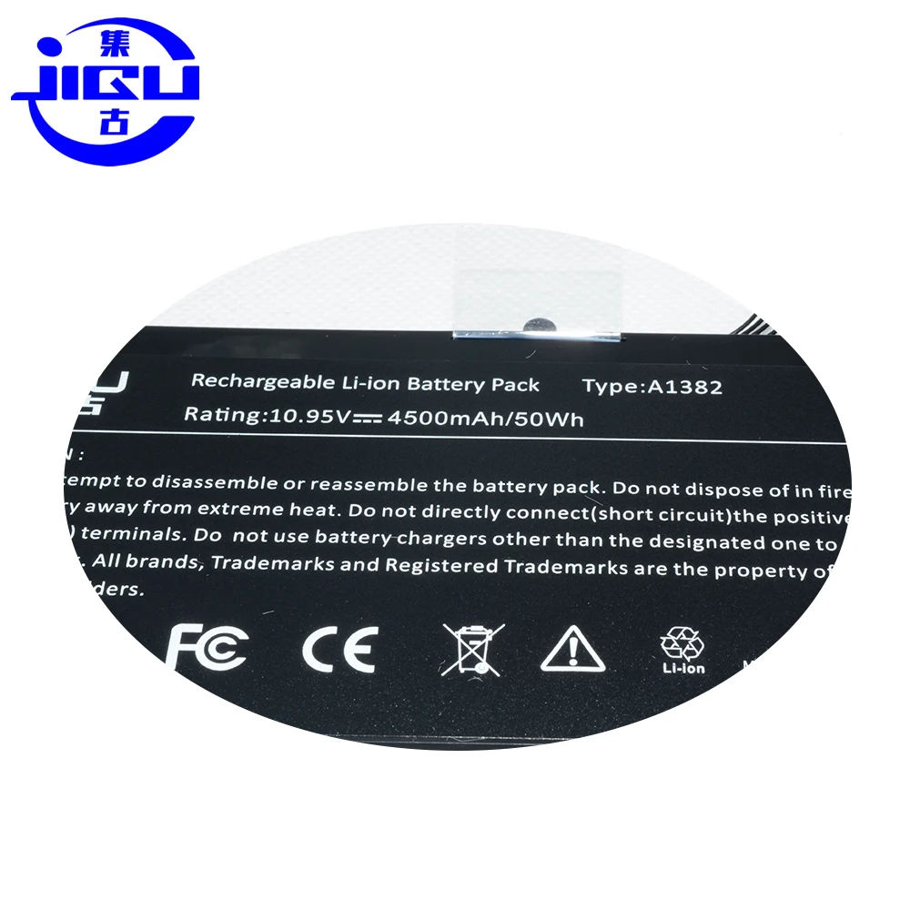 JIGU [Специальная цена] аккумулятор для ноутбука Apple MacBook Pro 1" A1286(версия 2009), MB985 MB986, замена: A1382 батарея