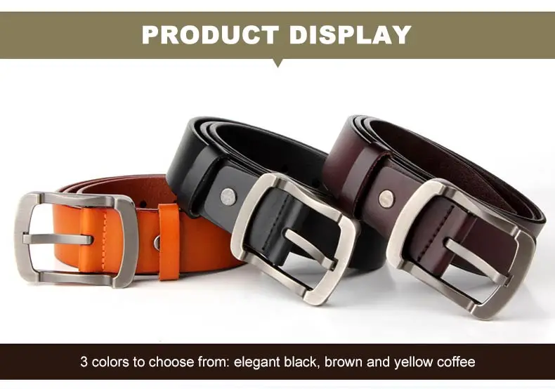 DOULILU Genuine Cowhide Leather Belts for men brand Strap male pin buckle fancy vintage jeans 2018 NEW1 (9)