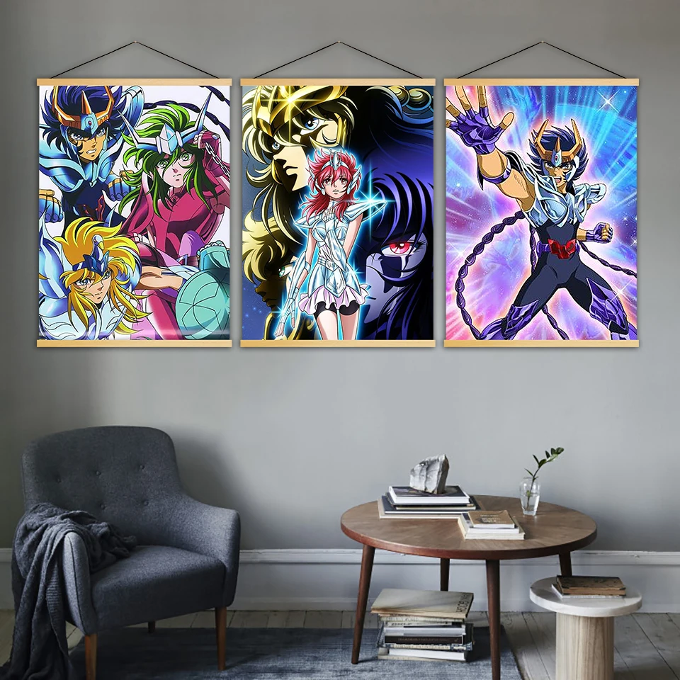 Настенная Картина на холсте Saint Seiya современный плакат с японской анимацией
