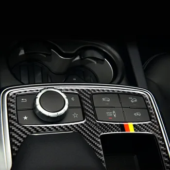 

Mix Colour Carbon Fiber Sticker Interior Central Console Frame Trim for Mercedes GLE/GLS