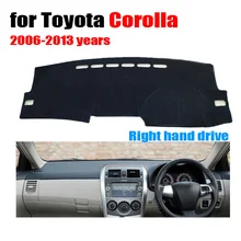 Накладка на приборную панель автомобиля коврик для TOYOTA COROLLA 2006-2013 лет правым приводом dashmatt pad dash коврики аксессуары для приборной панели