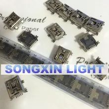 500 шт USB разъем MINI USB 5P Женский SMD соединитель Mini USB интерфейс 5Pin