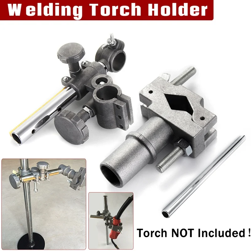 

Forgelo Mini Welding Torch Holder Support Holder Clamp Mountings Stand for MIG MAG CO2 TIG Welding Machine Welding Positioner