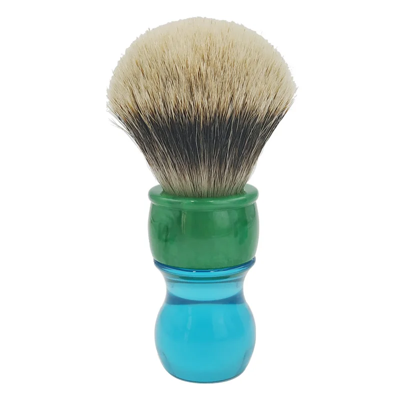 

dscosmetic 26mm two band badger hair backbone well shaving brush with resin handle