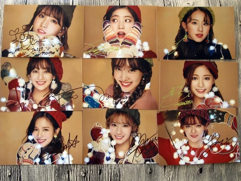 Signed Twice Autographed Photo Merry Happy 6 Inches 9 Photos Set Free Shipping 1217b Photo Set Set Photophoto 6 Aliexpress