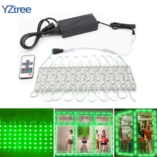 Суперяркий SMD 5054 светодиодный модуль 6 светодиодный s DC12V Водонепроницаемый магазине оконные светильники светодиодный рекламный модуль свет лампы(зеленый