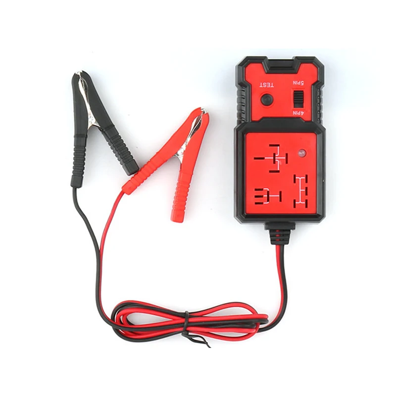

Novel 12V Electronic Automotive Relay Tester with Alligator Clips for Cars Auto Battery Checker Shipping