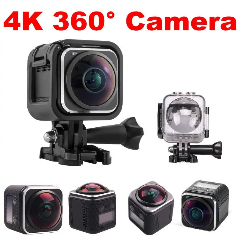 BOBLOV 4K HD Panoramic 360 Degree Camera 1440P@30fps 16MP DV Action Camera Waterproof Free shipping