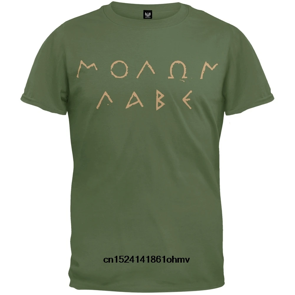 

Funny Men t shirt white t-shirt tshirts Black tee Old Glory - Molon Labe Ancient Greek Letters Military Green T-Shirt - Olive