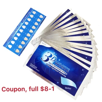

New Hot 2019 White Gel Teeth Whitening Strips Dental Kit Tooth Bleaching Whiter