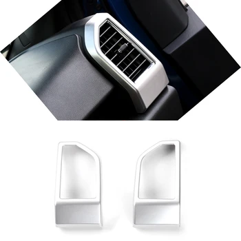 

ABS Matt/ ABS Chromed Interior Dash Side Air Outlet Diffuser Vent Trim 2PCS For Ford Expedition 2018