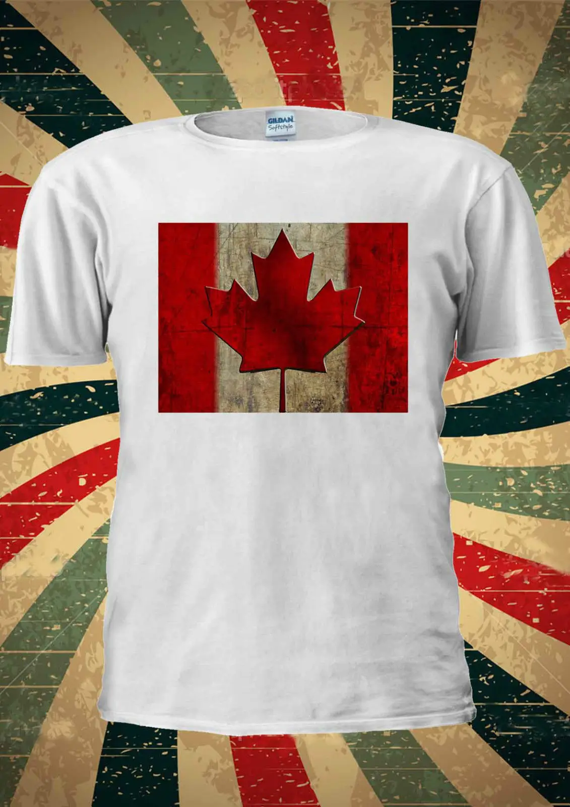 Canadian Flag Canada Ottawa Fashion Vintage T Shirt Men Women Unisex 1432 Gift Print T shirt,Hip