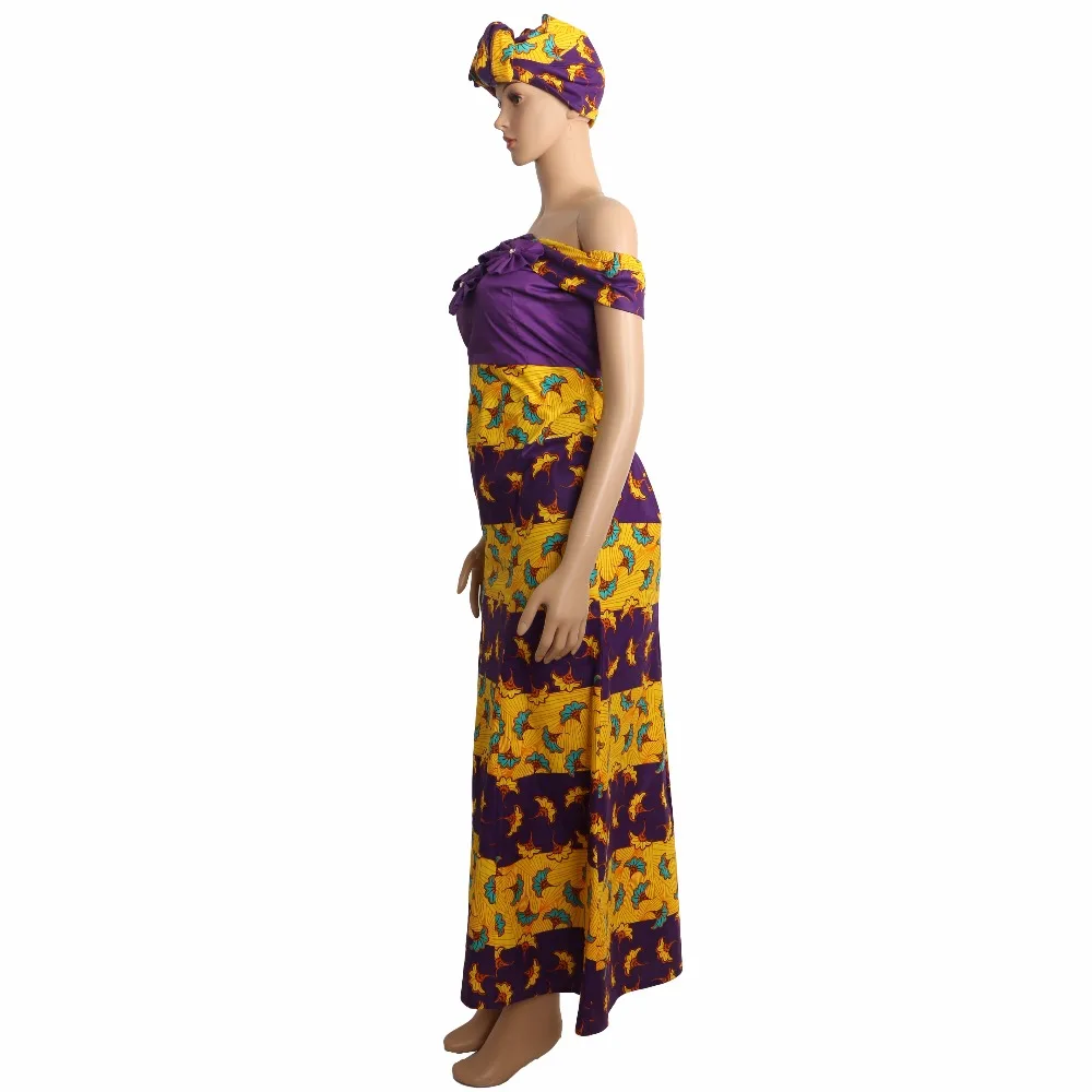Африканские платья для женщин Африканский принт Длинные платья Дашики платье Базен Riche смешанный размер вечерние платья для девочек WY1688