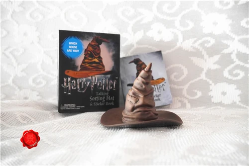 

New in box Original Garage Kit Harry Potter - Sorting Hat with Magic Sound Figure & Book Collectible Model Toy with No Battery