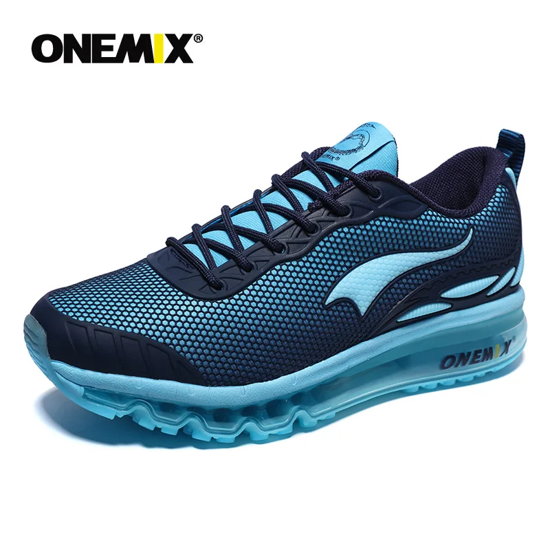 ONEMIX 1120 пластиковая Прямая тренировочная Беговая Спортивная обувь Мужская воздушная подушка спортивные кроссовки для бега